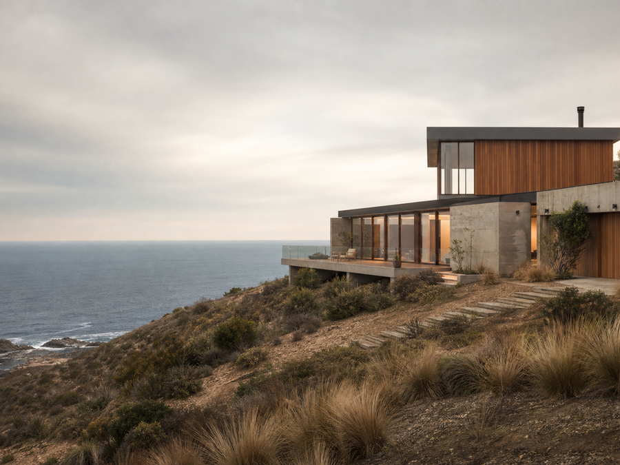 Casa Horizonte: vivienda costera contemporánea en Zapallar